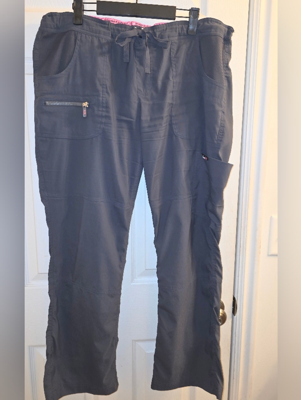 Koi Lite Peace Series Medical Scrub Pants. Charcoal Grey